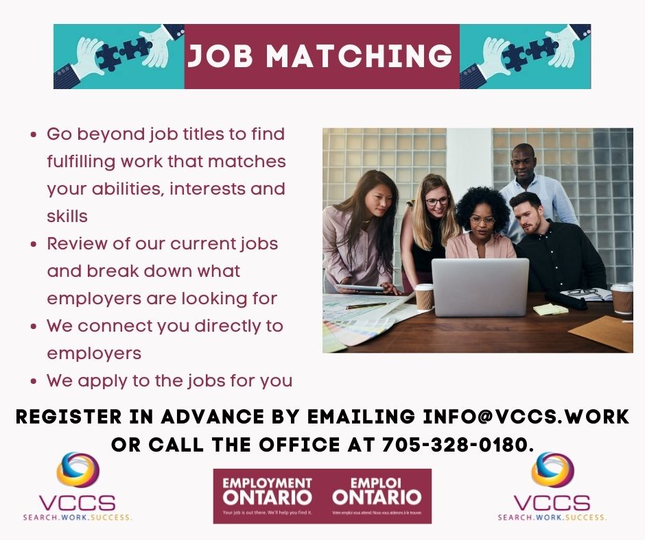 Poster for Job Match workshop