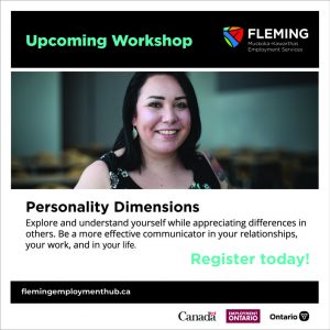 Poster for Personality Dimensions workshop